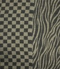 Modny szal szalik chusta zebra dwukolorowy Elegancki (Szary)