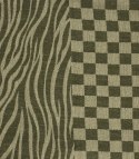 Modny szal szalik chusta zebra dwukolorowy Elegancki (Zielony)