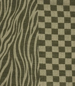 Modny szal szalik chusta zebra dwukolorowy Elegancki (Zielony)