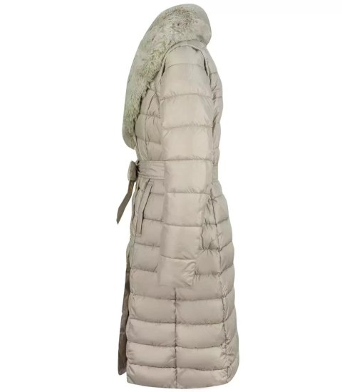 Pikowana kurtka płaszcz bezrękawnik 4W1 FUTRO (Beżowy) XXL (44) Pikowana kurtka płaszcz bezrękawnik 4W1 FUTRO (Beżowy) XXL (44)