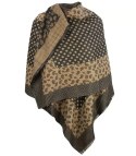 Szal szalik elegancka chusta pashmina Elegancki PAISLEY (Beżowy)