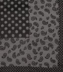 Szal szalik elegancka chusta pashmina Elegancki PAISLEY (Czarny)