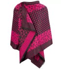 Szal szalik elegancka chusta pashmina Elegancki PAISLEY (Różowy)