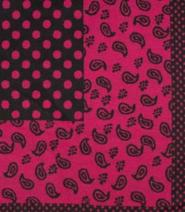 Szal szalik elegancka chusta pashmina Elegancki PAISLEY (Różowy)