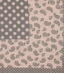 Szal szalik elegancka chusta pashmina Elegancki PAISLEY (Szary)