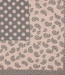 Szal szalik elegancka chusta pashmina Elegancki PAISLEY (Szary)