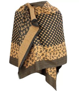 Szal szalik elegancka chusta pashmina Elegancki PAISLEY (Żółty)