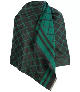 Szal szalik elegancka chusta pashmina Elegancki ROMBY (Zielony)