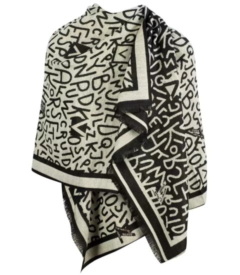 Szal szalik elegancka chusta pashmina LITERKI (Beżowy)