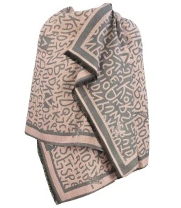 Szal szalik elegancka chusta pashmina LITERKI (Szary)