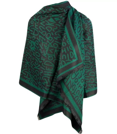 Szal szalik elegancka chusta pashmina LITERKI (Zielony) Szal szalik elegancka chusta pashmina LITERKI (Zielony)