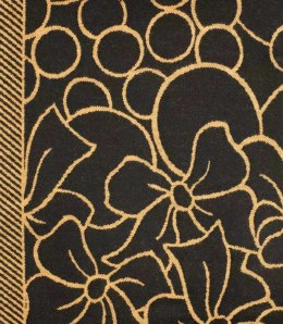 Szal szalik elegancka chusta pashmina kokardki (Brązowy)