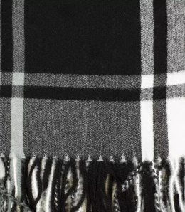 Szal szalik elegancka chusta pashmina kratka (Czarny)