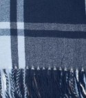 Szal szalik elegancka chusta pashmina kratka (Niebieski)