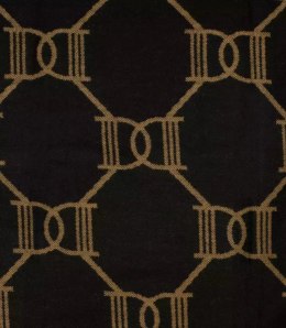 Szal szalik elegancka chusta pashmina logo bawełna (Beżowy)