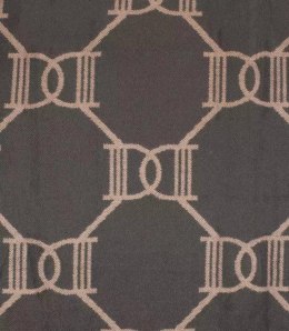 Szal szalik elegancka chusta pashmina logo bawełna (Szary)