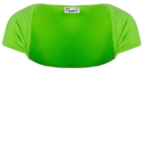Bolerko z krótkim rękawem krótka narzutka (Zielony) XL (42) Bolerko z krótkim rękawem krótka narzutka (Zielony) XL (42)