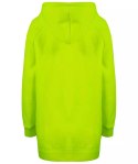 Ciepła oversizowa bluza BASIC hoodie (Zielony)
