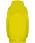 Ciepła oversizowa bluza BASIC hoodie (Żółty)