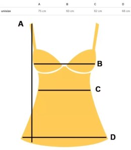 Gładki top koszulka bluzka koronka BASIC (Żółty)