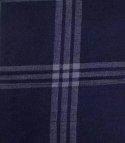 Szal męski szalik z frędzelkami we wzory Elegancki (Granatowy)