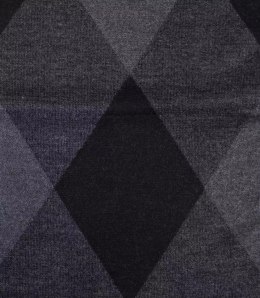 Szal męski szalik z frędzelkami we wzory Elegancki (Szary)