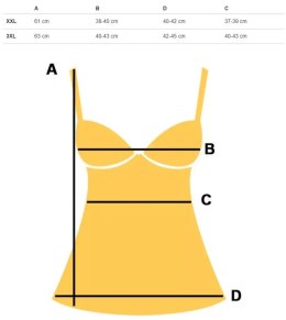Bluzka koszulka top na ramiączkach podkoszulka (Niebieski) 3XL (46)