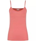 Bluzka koszulka top na ramiączkach podkoszulka (Różowy) 3XL (46)