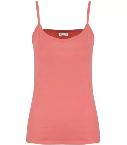 Bluzka koszulka top na ramiączkach podkoszulka (Różowy) 3XL (46)