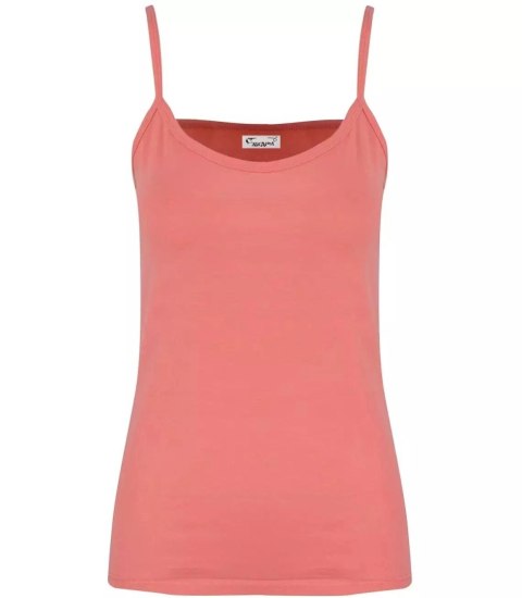 Bluzka koszulka top na ramiączkach podkoszulka (Różowy) 3XL (46) Bluzka koszulka top na ramiączkach podkoszulka (Różowy) 3XL (46)