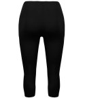 Klasyczne legginsy bezszwowe 3/4 plus size (Czarny) 9XL(58)