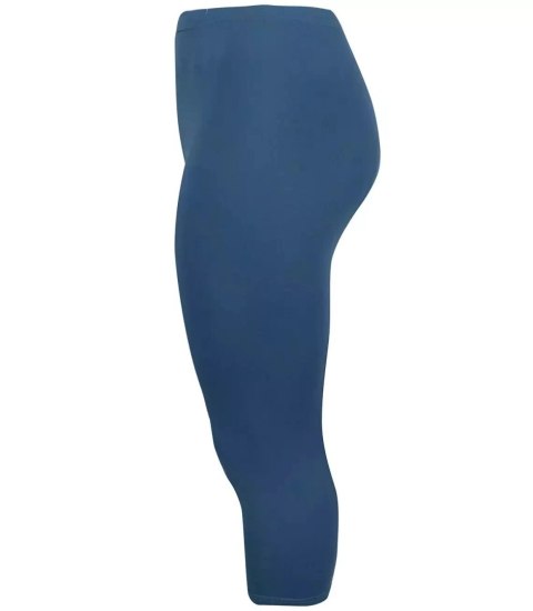 Klasyczne legginsy bezszwowe 3/4 plus size (Niebieski) 9XL(58) Klasyczne legginsy bezszwowe 3/4 plus size (Niebieski) 9XL(58)