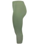 Klasyczne legginsy bezszwowe 3/4 plus size (Zielony) 9XL(58)