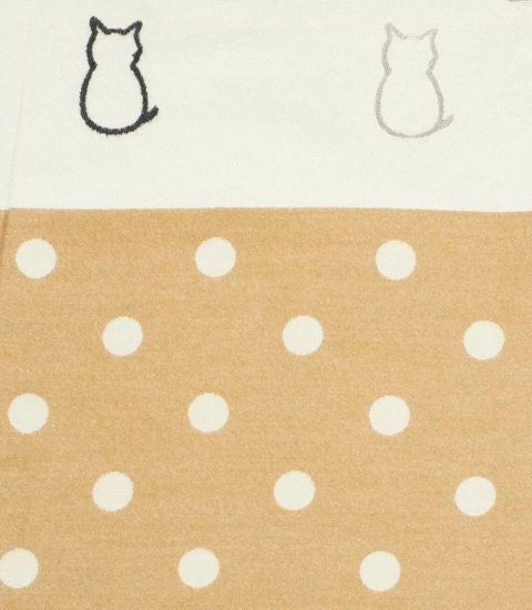 Ciepły szal szalik groszki koty patchwork dzianina (Wielokolorowy || Czarny) Ciepły szal szalik groszki koty patchwork dzianina (Wielokolorowy || Czarny)