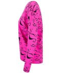 Sweter w kokardki z cyrkoniami Elegancki WIKTORIA (Różowy)