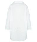 Biała koszula oversize z naszywką Elegancka KAMA