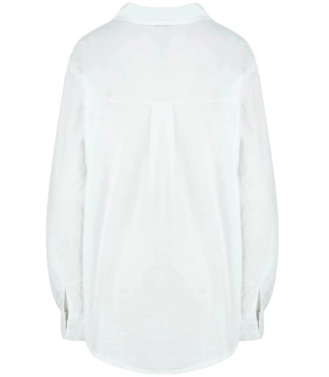 Klasyczna biała koszula oversize Elegancka RENATA Klasyczna biała koszula oversize Elegancka RENATA