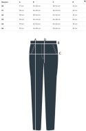 Spodnie jeansowe Jeansy mom fit blue LAURA 33