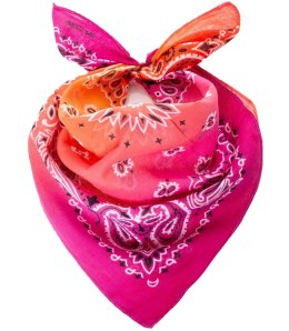 Bandana bandanka kwadratowa chusta Modne wzory Bawełna (Wielokolorowy)