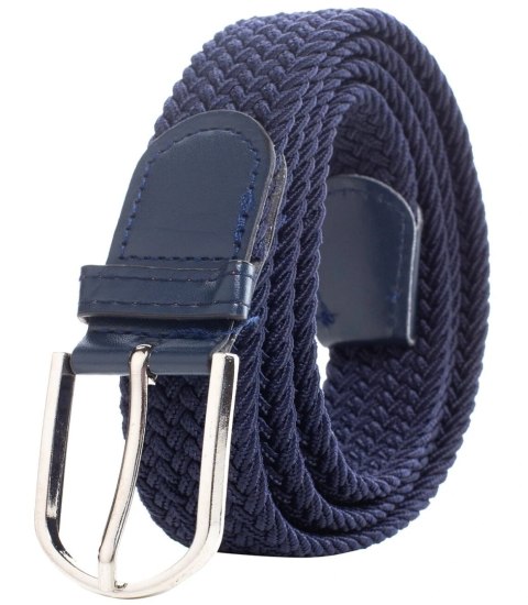 Casualowy damski pasek 106x3 cm pleciona taśma Elegancki (Granatowy) Casualowy damski pasek 106x3 cm pleciona taśma Elegancki (Granatowy)