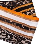 Chusta delikatna elegancka apaszka ozdobiona przepięknym wzorem (Pomarańczowy || Wielokolorowy)