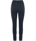 Damskie spodnie jegginsy tregginsy skinny ala jeans KIM (Czarny)