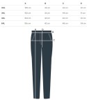Damskie spodnie jegginsy tregginsy skinny ala jeans KIM (Czarny)