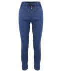 Damskie spodnie jegginsy tregginsy skinny ala jeans KIM (Niebieski)