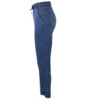 Damskie spodnie jegginsy tregginsy skinny ala jeans KIM (Niebieski)