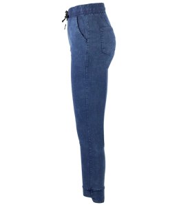 Damskie spodnie jegginsy tregginsy skinny ala jeans KIM (Niebieski)