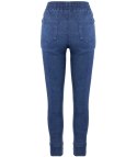 Damskie spodnie jegginsy tregginsy skinny ala jeans KIM (Niebieski)