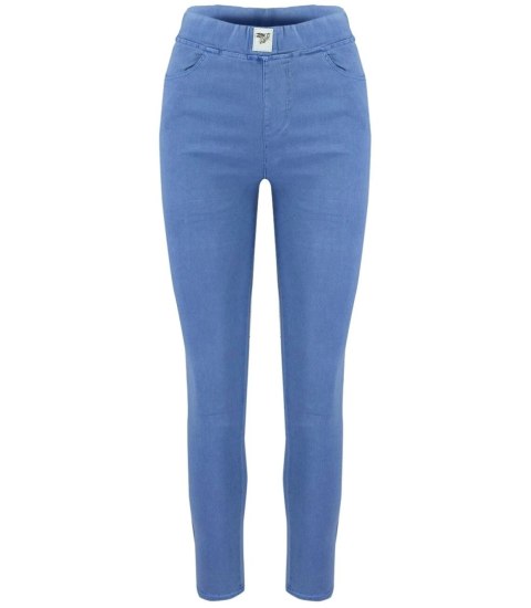Damskie spodnie jegginsy tregginsy skinny dopasowane Eleganckie BETTY (Niebieski) M/L Damskie spodnie jegginsy tregginsy skinny dopasowane Eleganckie BETTY (Niebieski) M/L