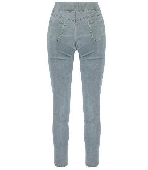 Damskie spodnie jegginsy tregginsy skinny dopasowane Eleganckie BETTY (Szary) M/L Damskie spodnie jegginsy tregginsy skinny dopasowane Eleganckie BETTY (Szary) M/L