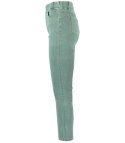 Damskie spodnie jegginsy tregginsy skinny dopasowane Eleganckie BETTY (Zielony) M/L